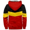 thumbnail image 4 of Winter Men's Hooded with Color Block 3D Print Padded Jacket for Cold Weather Warmth and Style, 4 of 5