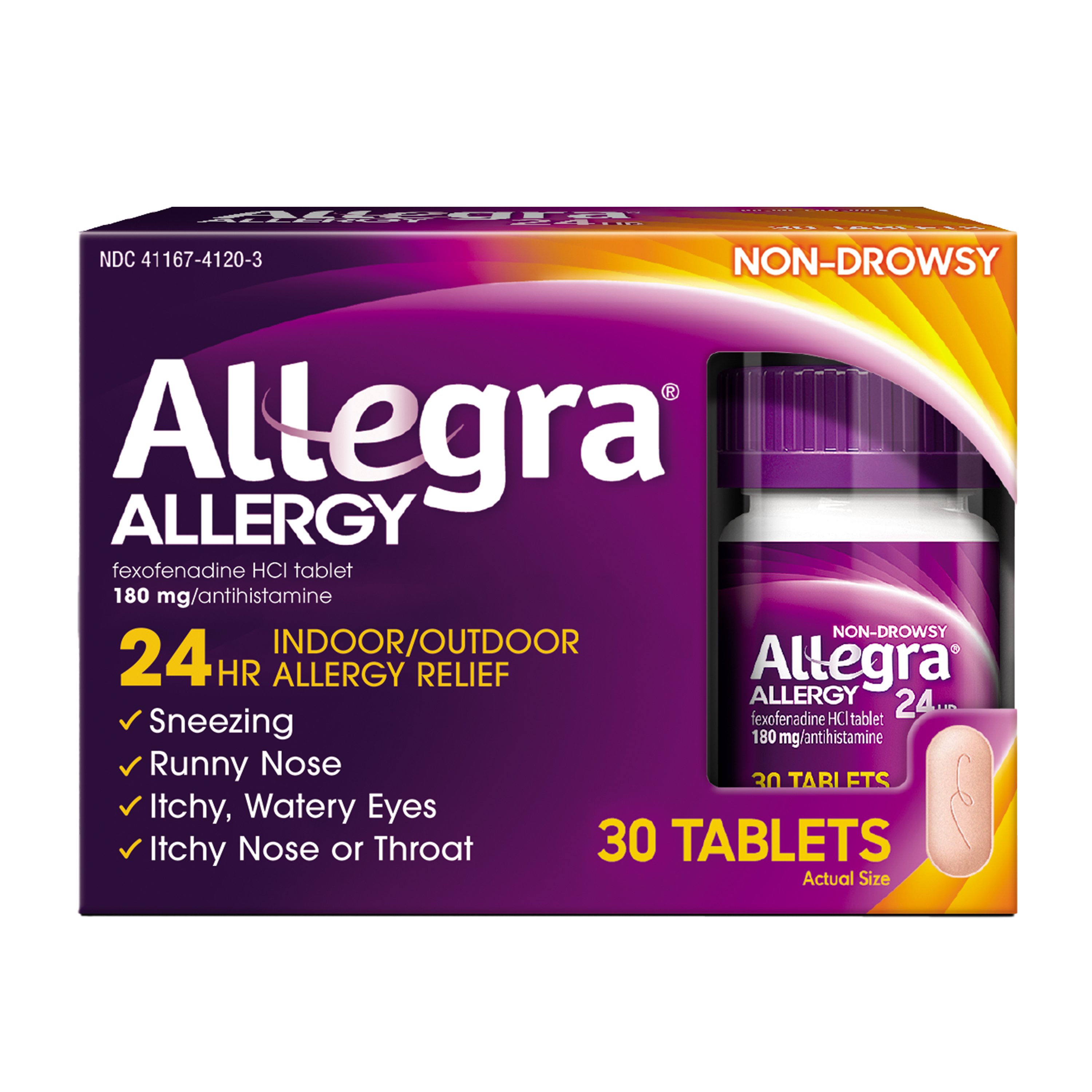 Allegra Allergy 24 Hour , 30 CT