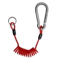 thumbnail image 3 of 4 Ft Breakaway Trailer Cable Trailer Brake Safety Cable Spring Towing Coiled Wi, 3 of 9