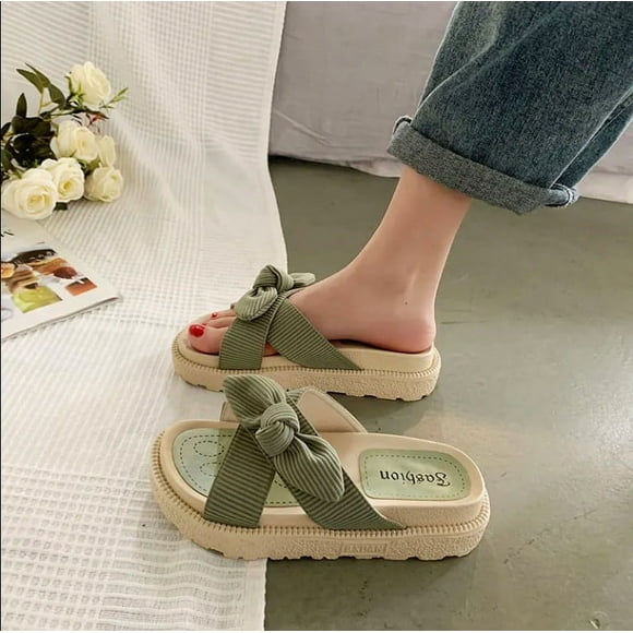DEELLEEO Internet Celebrity Sandals and Slippers Women‘s Summer Wear Ins Tide 2024 New Fashion Outgoing Platform Thick Bottom Beach Shoes for Seaside