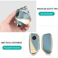 thumbnail image 4 of Key Fob Cover Compatible with BMW 2 3 5 7 Series X1 X5 X6 X7 iX i7 XM 2023-2025 Keychain Case Holder Protector,J-Blue, 4 of 6