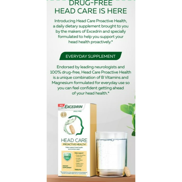 Excedrin Head Care: Drug-Free Products for Head Health