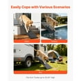 thumbnail image 4 of KFFKFF Dog Ramp for Cars, 71" L x 17" W, Folding Pet Ramps for Medium & Large Dogs up to 250lbs, Pet Stair Ramp, 4 of 9