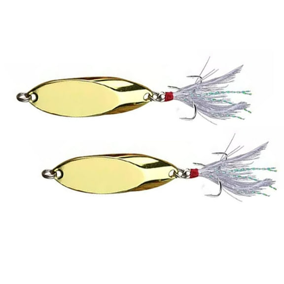 Stellar Gold 3/4 Ounce Fishing Lure Spoon (3 Pack)