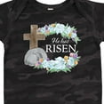 thumbnail image 4 of Inktastic Easter He Has Risen with Cross and Flowers Boys or Girls Baby Bodysuit, 4 of 5