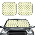 thumbnail image 2 of Daiia Corn 2PCS Car Windshield Sun Shade, Foldable Sun Shield for Car Front Window, Auto Sun Blocker Visor Protector Universal for Truck SUV Pickup-Small, 2 of 7