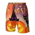thumbnail image 5 of Kdxio Halloween Pattern Mens Casual Shorts - Drawstring Summer Beach Sports Shorts for Men, 5 of 9