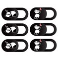 thumbnail image 1 of MasteelfCA 6Pcs Webcam Cover Slide with Lovely Panda Pattern Web Camera Blocker Decoration, 1 of 8