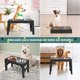 thumbnail image 3 of Cuencos Elevados EKEJLI Negro Ajustables para Perros y Gatos de Tamaño Mediano y Grande, 3 of 7