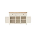 thumbnail image 6 of Greener Valley Solid Wood Long Sideboard, Traditional Style, 47" x 16" x 32", 6 of 7