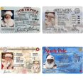 thumbnail image 3 of 2~40PCS Tarjeta de Papá Noel Licencia de vuelo Nochebuena Licencia de conducir Navidad b, 3 of 4