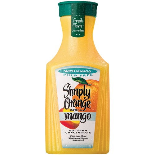 Simply Orange Pulp Free Juice with Mango, 59.1 Fl Oz