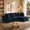 Dark Blue, variant on JBOCQ 110" Modular Cloud Sectional Sofa with 1 Ottomans, L Shape Convertible Couch, Oversized Deep Seat Comfy Sofa, No Assembly Required for Living Room Apartment, Black