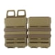 thumbnail image 1 of Accesorios para herramientas de caza con caja de extracción rápida, caja de almacenamiento de plástico ABS, accesorio para chaleco Molle, marrón 1 par Monstrate OD000204-03, 1 of 5