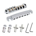thumbnail image 3 of Durable Roller Bridge, With Tailpiece Set Guitar Roller Bridge, For Electric Guitar Repairing Maintenance 6 String Electric Guitar, 3 of 8
