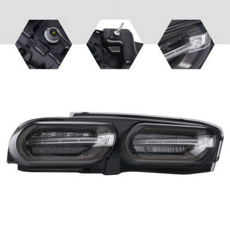 Driver Side LED Tail Lights w/Bulbs For 2019-2021 Chevy Camaro Clear Lens LH