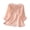 Pink, variant on Staron Women's Casual Embroidered Button Blouse 3/4 Sleeve Round Neck Linen-Look Top with Floral Embroidery, Yellow M