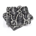 thumbnail image 5 of Home Soft Things Tip Printing Light Faux Fur Throw Pillow Cover Set of 2, 20'' x 20'', Meru GEO Grey, 5 of 7