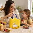 thumbnail image 6 of Cute Duck Tote Bag with Dangling Feet Quilted Handbag Purse for Shopping Travel Everyday Use, 6 of 6