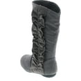 thumbnail image 3 of Kali Footwear Girls Event Jr Faux Suede Ruffle Boots, 3 of 7