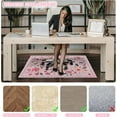 thumbnail image 2 of Office Chair Mat for Hardwood Floor 36"X 48" Office Rugs for Gaming Rolling Chairs Computer Desk Chair Non-Slip Boho Floral Protector Mats for Hard Floor & Tile Floor Decor, 2 of 6