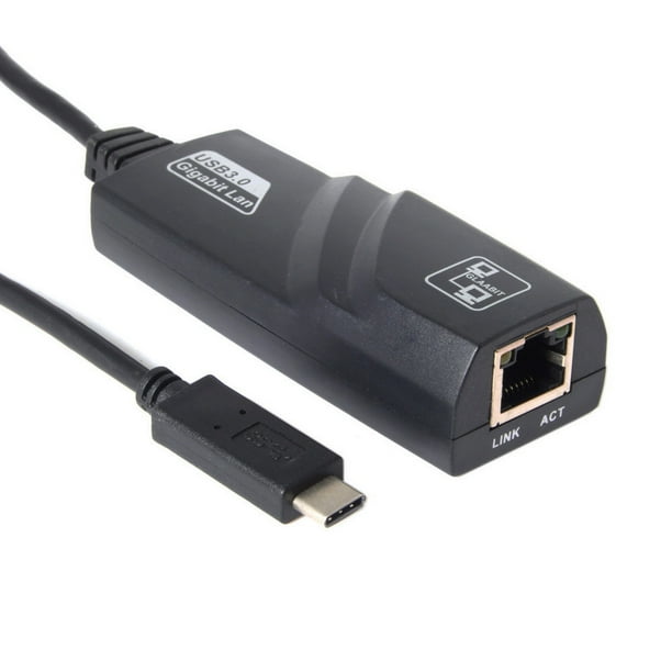 Adaptateur USB 3.1 type C vers ethernet RJ45 gigabit => Livraison