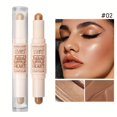 thumbnail image 1 of Usha 2 In 1 Highlighter Concealer Stick Natural Shimmer Glow Highlighter Powder, 1 of 1