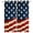 Red Beige, variant on Outdoor Curtains for Patio Waterproof, Vintage American Flag Windproof Pravicy Outside Porch Blackout Curtain, Red Beige Waves Sun Blocking Grommets Curtains for Cabana Gazebo 54"x84"
