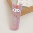 thumbnail image 1 of Peine de pelo portátil de bolsillo pequeño de Hello Kitty, color rosa y negro, Sanrio, lindo gato, perro, peines de acetato de celulosa para mujer, 1 of 4