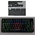 thumbnail image 3 of 122Key MDA Profile PBT Keycaps Set Black Knight Theme with Backlights for Typing and Gaming Mechanical Keyboard Keycap, 3 of 13