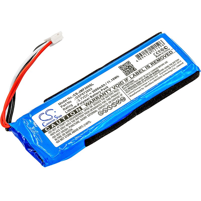 Replacement Battery For JBL 3.7v 3000mAh / 11.10Wh Speaker Battery