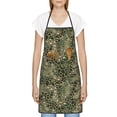 thumbnail image 3 of Fuzoiu Green Snake Skin Print Kitchen Cooking Aprons,Kitchen Cooking BBQ Aprons,Chef Apron with 2 Pockets for Men Women,Art Aprons for Painting Pottery Ceramics, 3 of 7