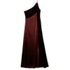 Jill Jill Stuart Womens Velvet/Silk One Shoulder, Raisin, 4