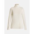 thumbnail image 5 of ClimateRight by Cuddl Duds Stretch Fleece Women's Long Sleeve Turtleneck Base Layer Top, Sizes XS to 4X, 5 of 5