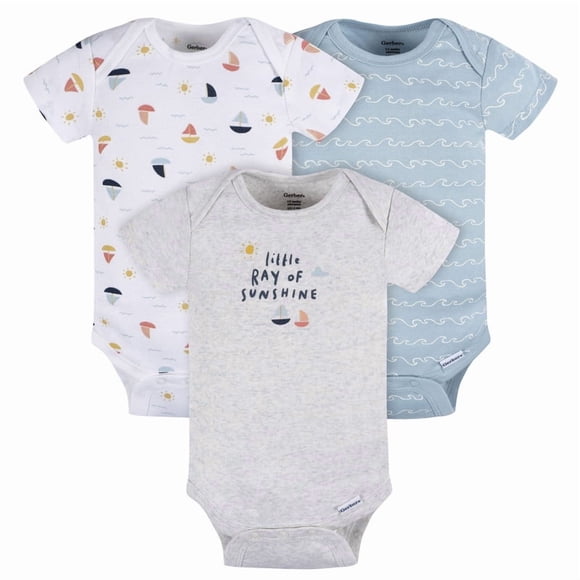 Set Gerber 3 Pañaleros Multicolor Niño Talla 6-9M