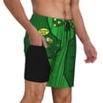thumbnail image 2 of Balery St Patrick's day Bañador para hombre, shorts de playa de secado rápido con entrepierna y forro de compresión-XX-Large, 2 of 6
