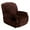 Brown, variant on Lapalife Recliner Couch Covers Velvet Plush 4-Pieces Recliner Chair Slipcovers with Elastic Bottom, Light Gray