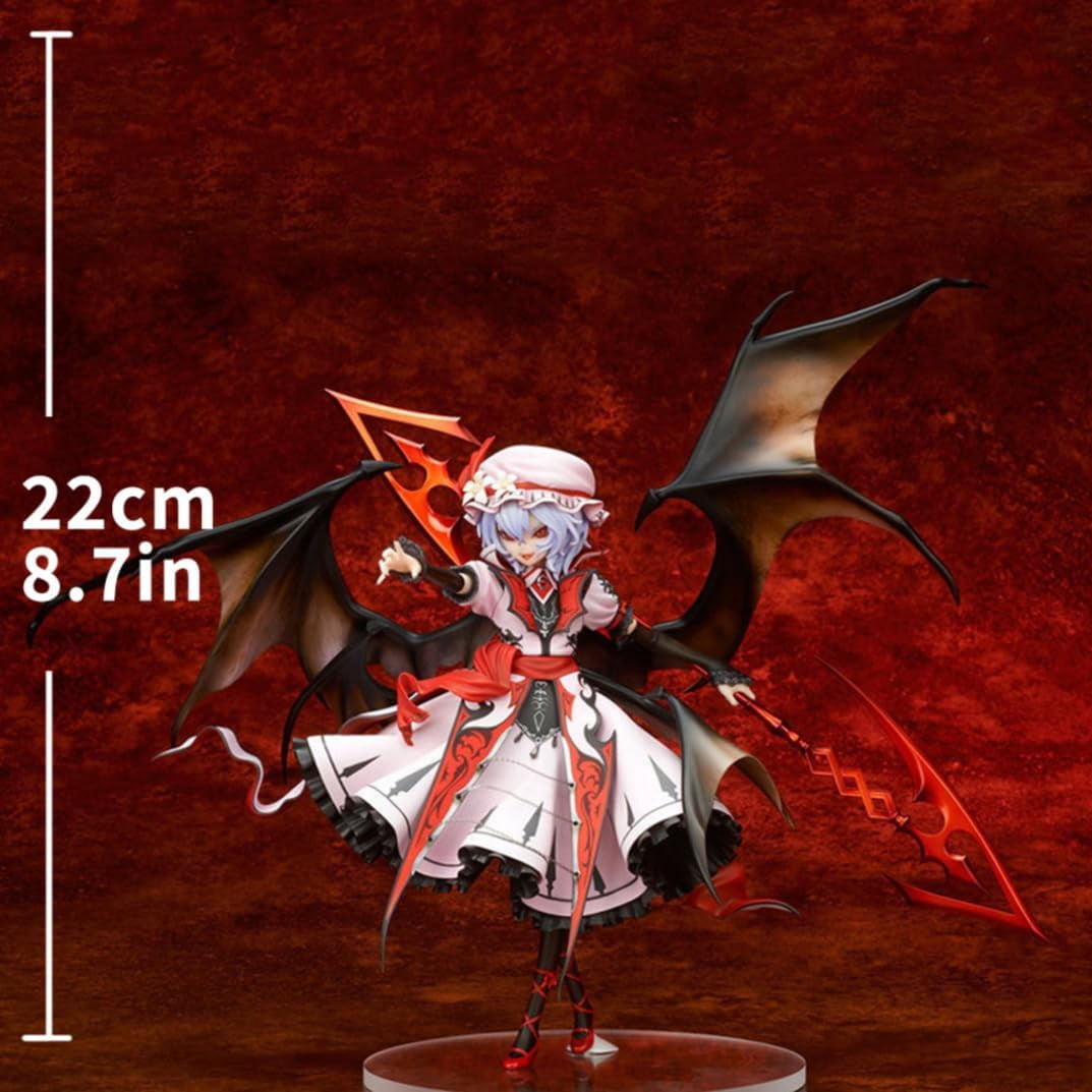 New Touhou Project The Scarlet Devil Remilia Scarlet (combat Ver) Character Anime Model Statue Action Figures Desktop Ornament Popular Decorations Fan Souvenirs Creative Gift Collectable