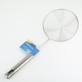 thumbnail image 2 of Skimmer Oval Fine Mesh Stainless Steel Food Oil Pot Strainer Ladle Kitchen Tools, 2 of 3