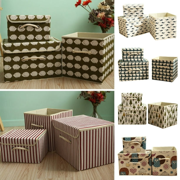 Yipa Boxs With FlipTop Lid Kids Collapsible Storage For Playroom