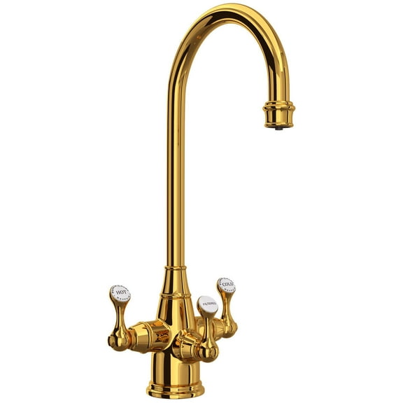 Perrin And Rowe U.1220Ls-2 Georgian Era Three Handle Bar Filter Water Dispenser - Brass