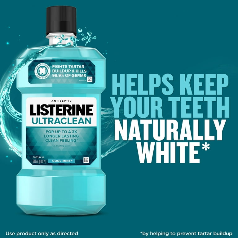 Listerine Antiseptic, Cool Mint 3.2 fl oz (95 ml)