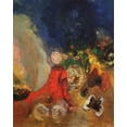 thumbnail image 2 of Redon, Odilon 20x24 White Modern Wood Framed Museum Art Print Titled - The Red Sphinx, 2 of 4