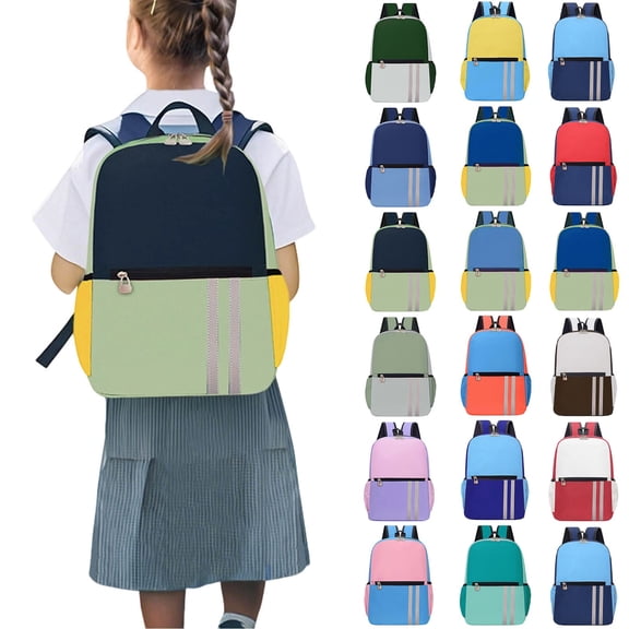 ibiyuan School Backpacks Multi Design Comfort Strap Lightweight Durable School Bag for Ages 5th 6th 8th 10th, Primary, Middle Elementary, Travel, Study, Daily Outings