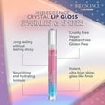 thumbnail image 6 of Blossom Iridescence Watermelon Flavored, Longlasting High Gloss, Glitter Shimmer Sparkle Crystal Lip Gloss, 0.08 fl oz, Ombre Lavender, Tourmaline Dream, 6 of 6