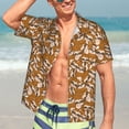 thumbnail image 5 of Lsque Monkey Sloth pattern Hawaiian Shirt for Men, Unisex Summer Beach Casual Short Sleeve Button Down Shirts-XX-Large, 5 of 9