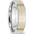 thumbnail image 4 of Cobalt/14K Cobalt 14K Gold Inlay Satin And Polished 6mm Band (Size 13) Made In China cc52-13, 4 of 5