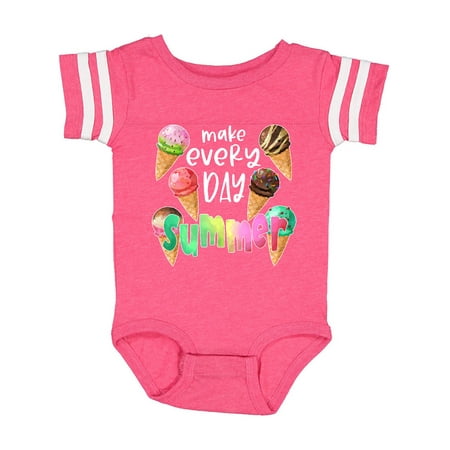 

Inktastic Make Every Day Summer Ice Cream Cones Gift Baby Boy or Baby Girl Bodysuit