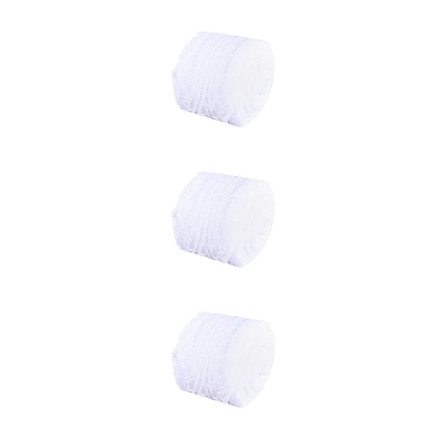 Kearding Banda de encaje para ropa de 10 metros, disfraces de tela de costura, manualidades hechas a mano amigables con la piel, suministros de Type1 NO1