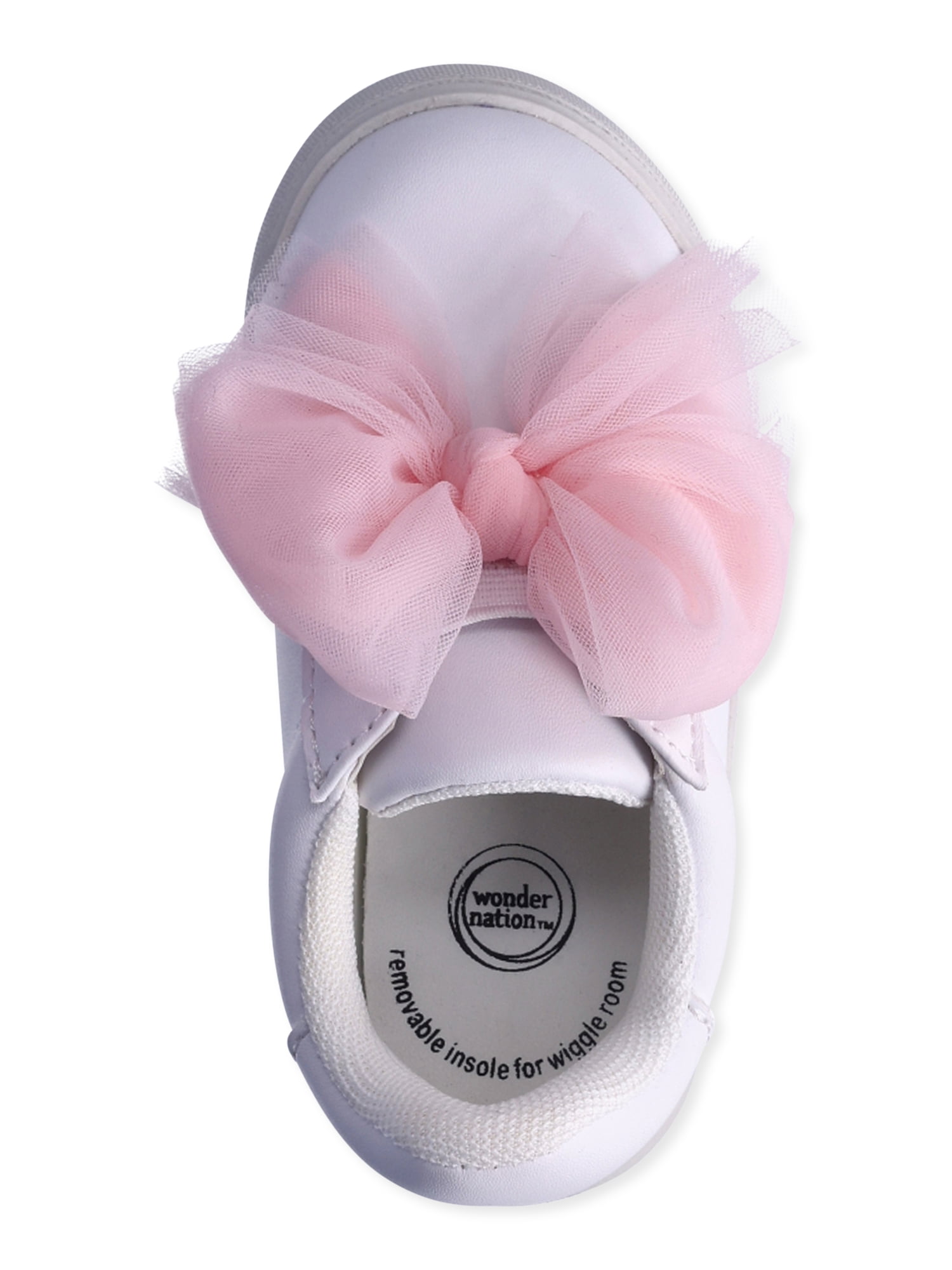 Wonder Nation Girl's Bow Sneakers